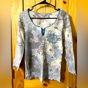 Xcit u.s.a. women’s size L stretch 3/4-length sleeve t-shirt